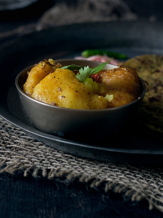 Final dish served in a traditional bowl with roti