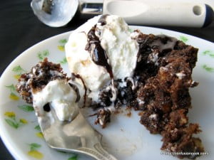 Eggless Moist Applesauce Chocolate Brownie