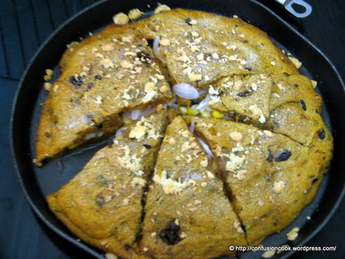 Sundried Tomatoes, Pesto, Corn & Cheese Stuffed Focaccia
