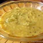 A comforting South Indian meal setup with Green Tomato Kootu