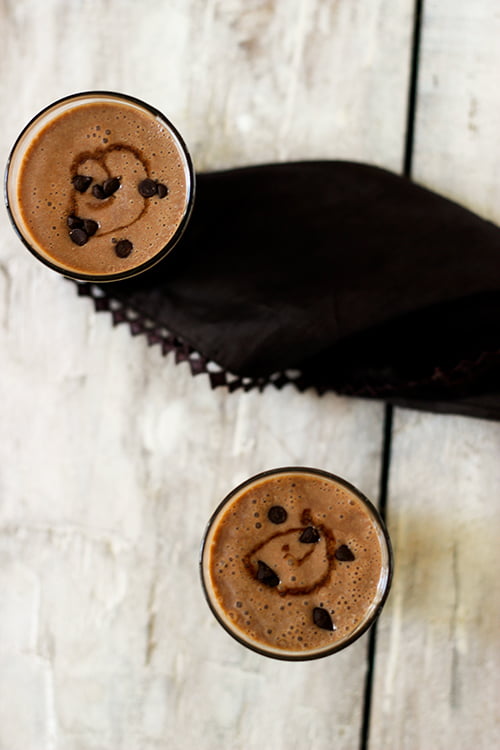 Chocolate Banana Ice Cream Smoothie