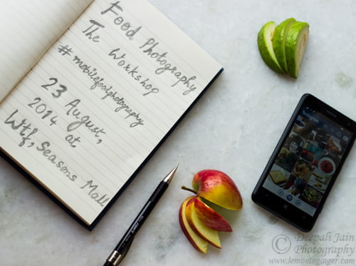 #MobileFoodPhotography Workshop #Pune