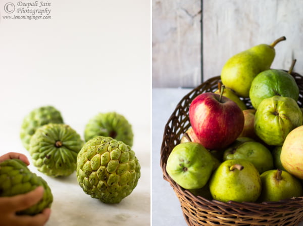 Photostory: Custard Apple & Working with Custom White Balance
