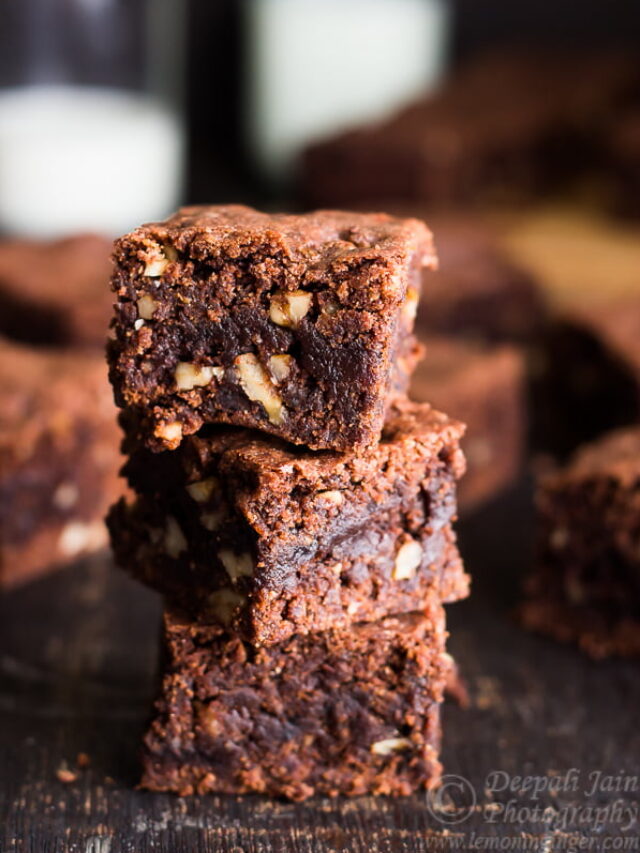 Healthy amaranth brownies baked to perfection
