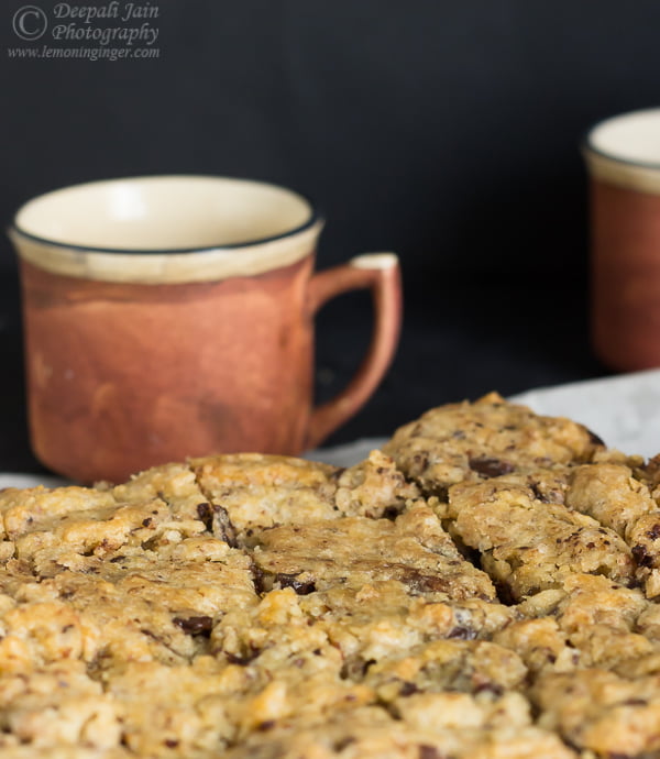 Eggless Choco-Chip Cookie Brownie Bars
