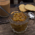 Freshly made Kairi ki Khatti Meethi Chutney served with snacks