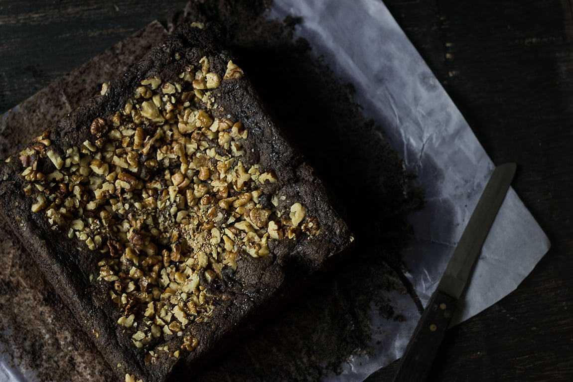 Rich and moist Chocolate Spinach Ragi Brownies, ideal for health-conscious desserts