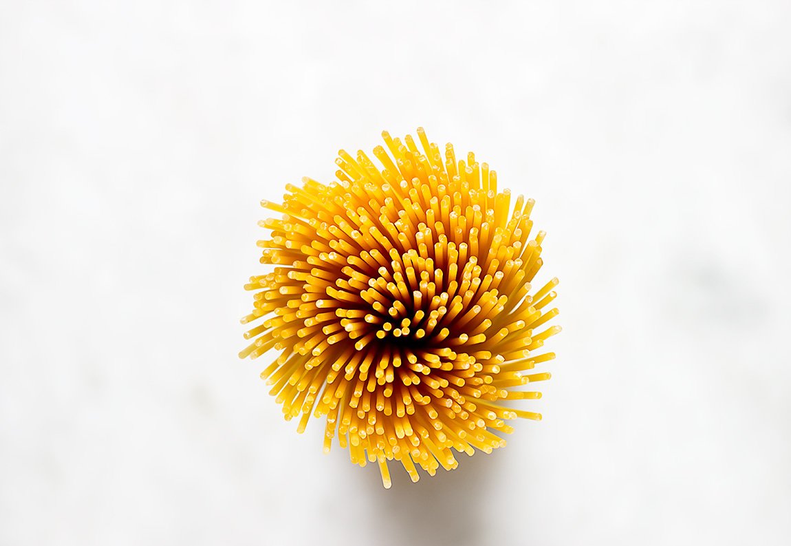 Close-up of Pasta, ready to make