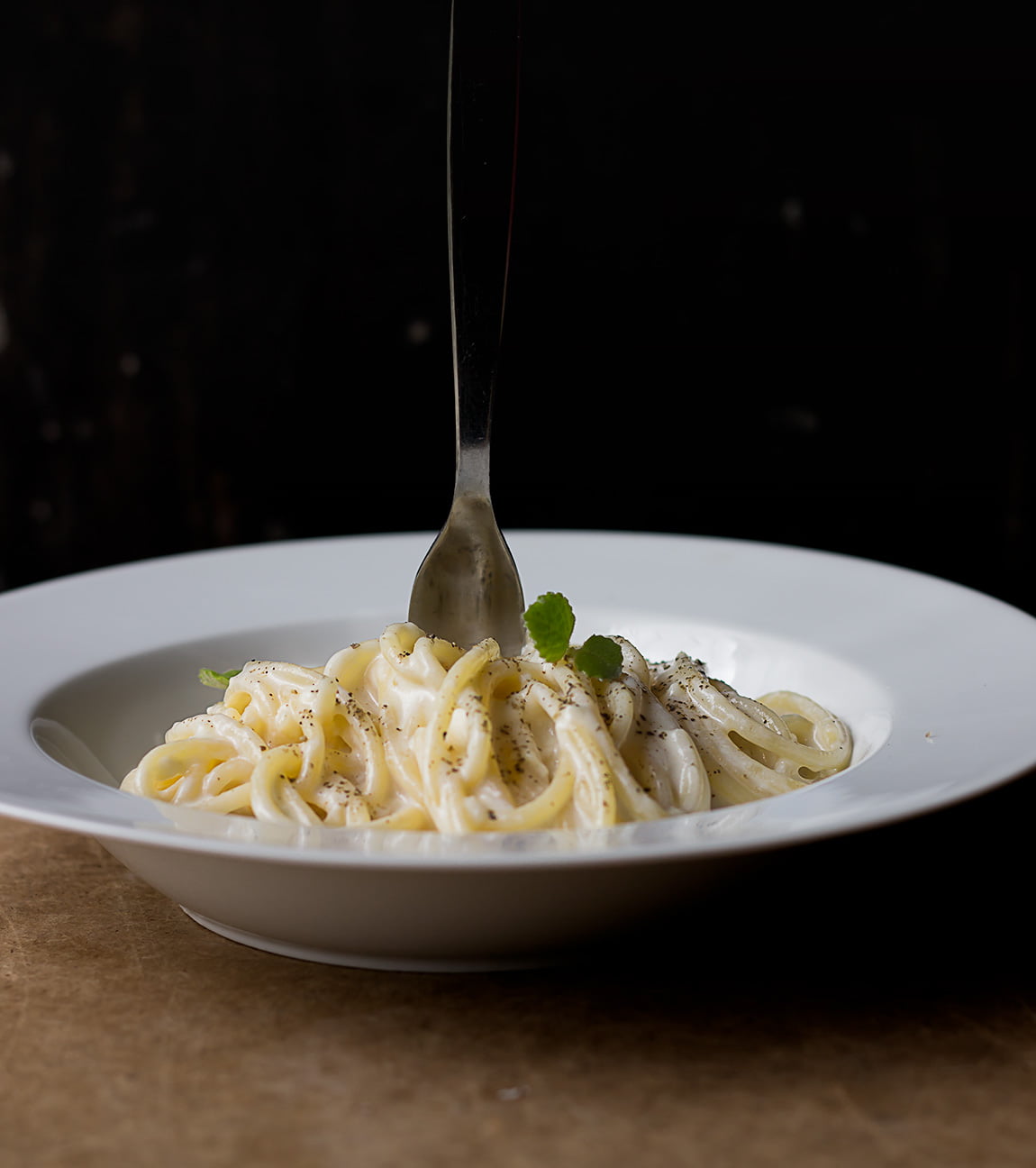 Cheesy pasta with rich homemade cheese sauce