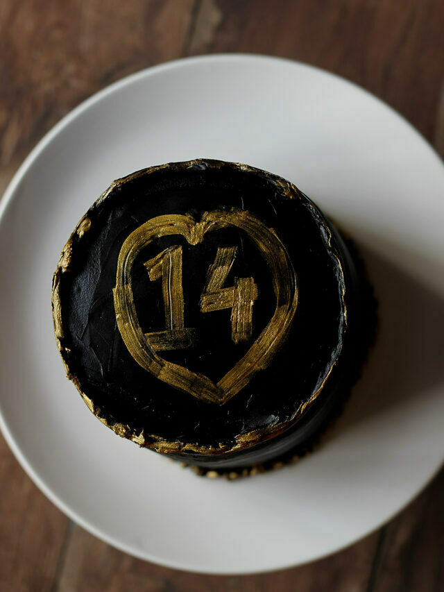 Black Gold Chocolate Ganache Cake