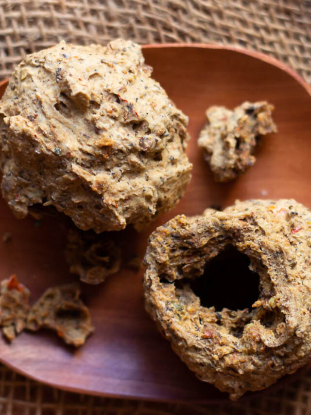 Uradi Punjabi Wadi on a plate ready to be eaten