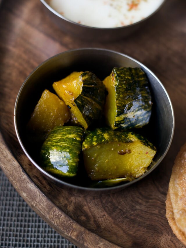 Khatta Meetha Kaddu Recipe (Sweet and Sour Pumpkin)